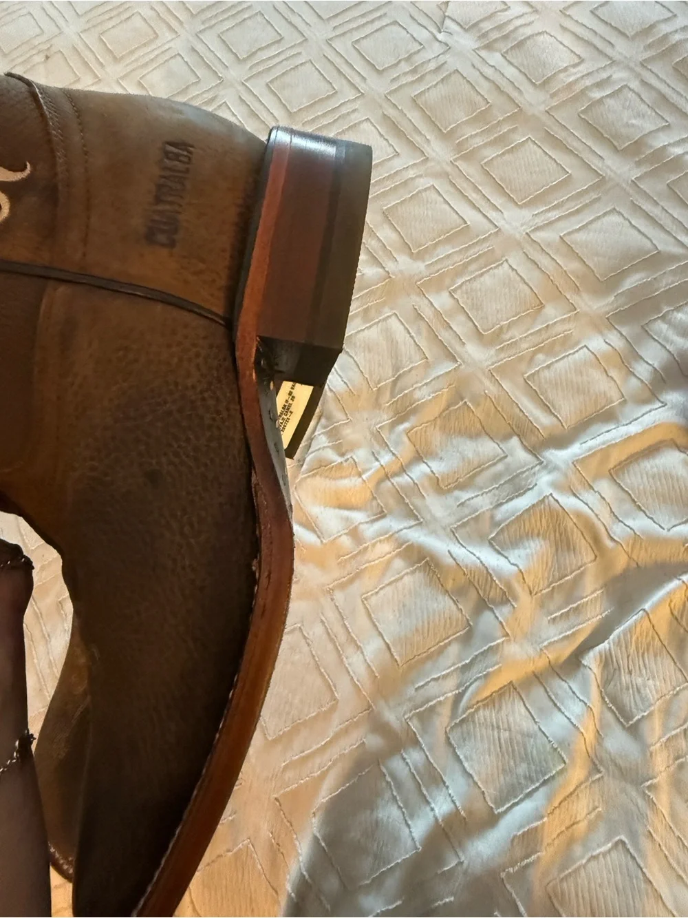 Women's Brown Embroidered Western Boots
